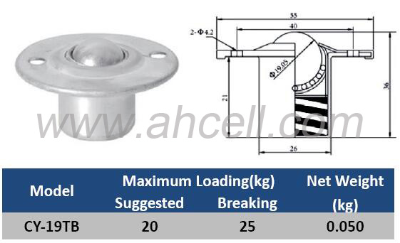 CY-19TB Mùa xuân Sốc tải Thép ép bóng Đơn vị chuyển giao Ball